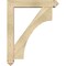 Ekena Millwork Westlake Arts and Crafts Rough Sawn Bracket w/ Offset Brace, Douglas Fir, 6"W x 30"D x 38"H BKT0604X30X38WTL03RDF - alternate 3